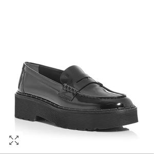 Tod’s Womens Platform Penny Loafers